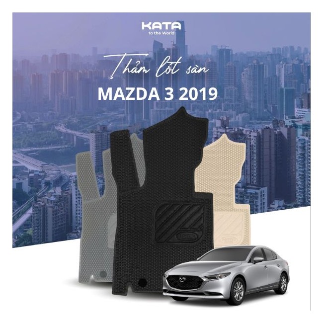 Thảm lót sàn ô tô Mazda 3 2018, 2019